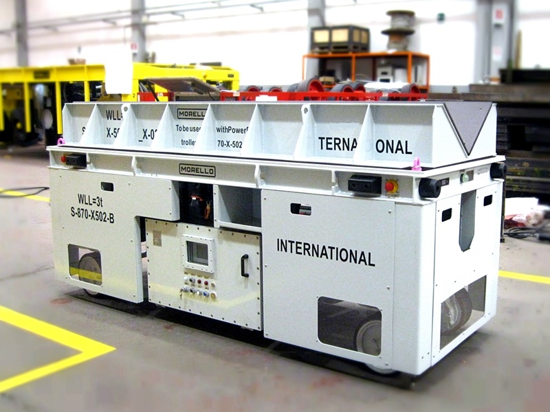 3 T - MULTIDIRECTIONAL battery transfer cart - OMNI